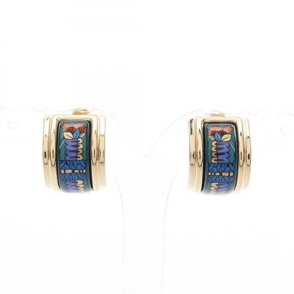 HERMES Green Earrings - Picture 1 of 8